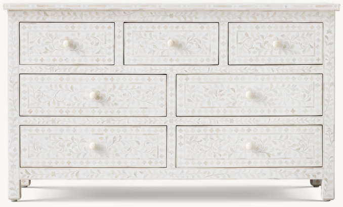Laila Mosaic Inlay Wide Dresser