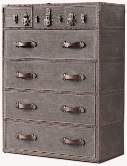 Steamer trunk dresser discount