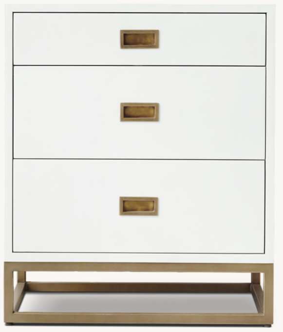 Avalon 3-Drawer Nightstand