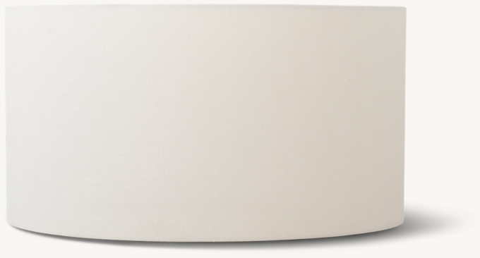Abat-jour tambour en coton-lin