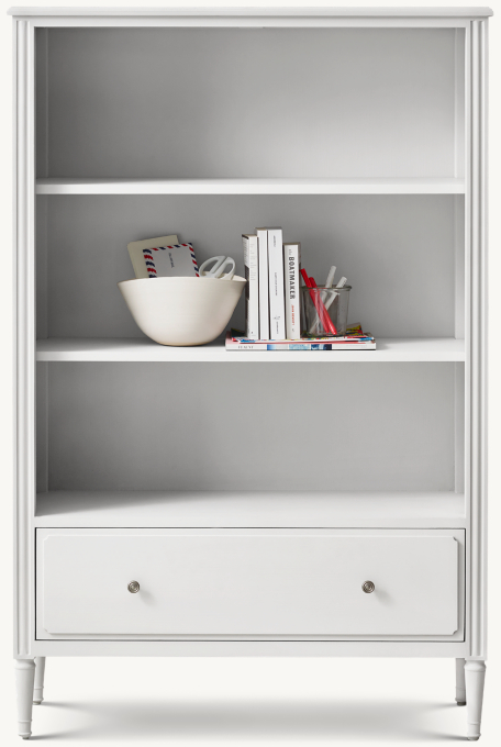 Front view of Marcelle Bookcase 
