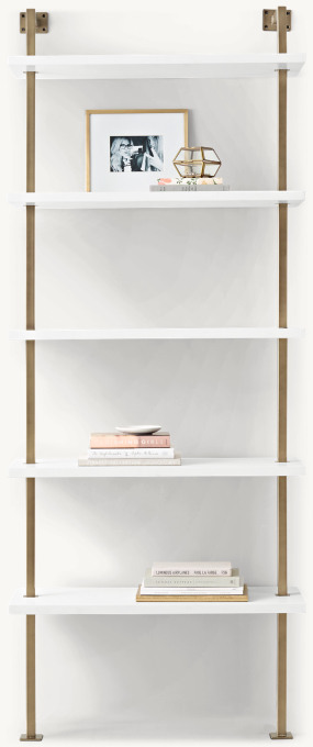 Front view of Avalon Single Shelving 