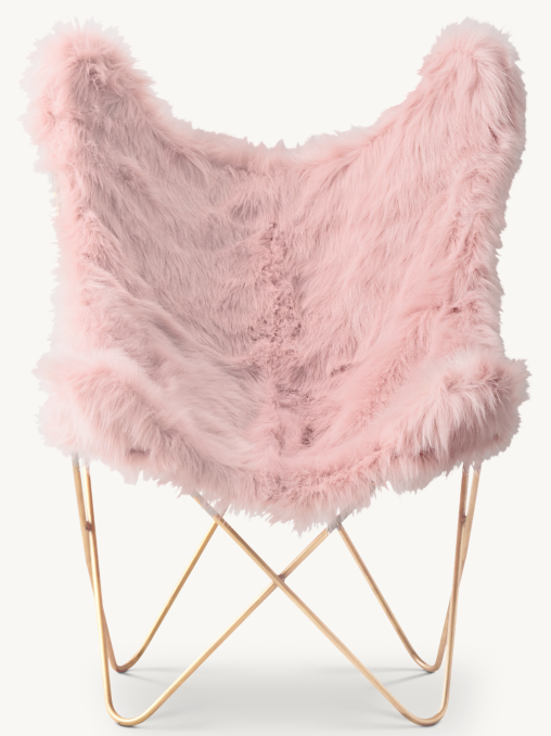 Tye Butterfly Chair Replacement Cover Faux Fur RH