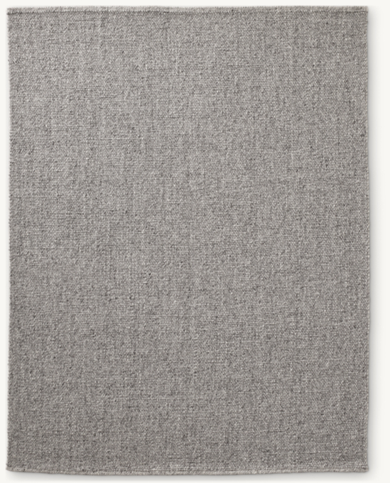 Overhead view of Harris Chunky Basket Weave Rug 