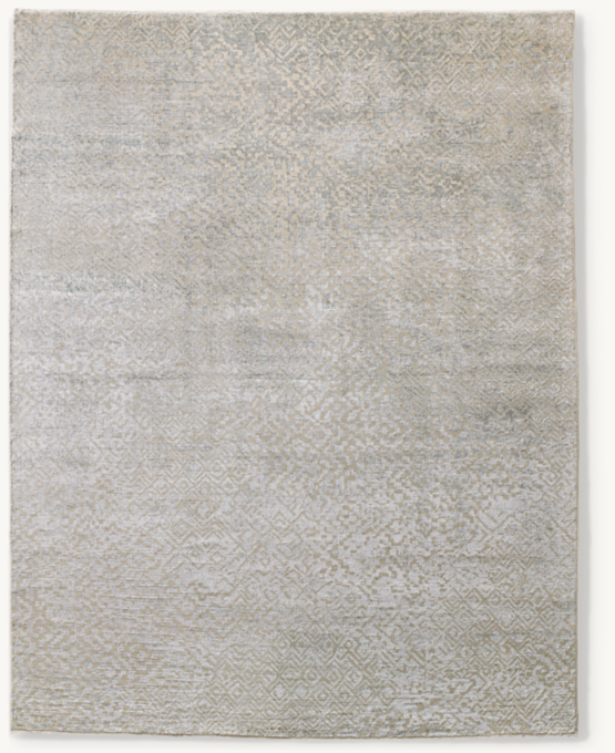 Etched Diamond Hand-Knotted Rug | RH TEEN