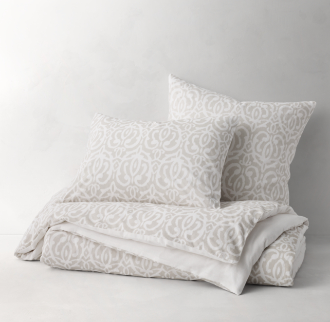 Front Stacked view of Aimee Cotton-Linen Sham 