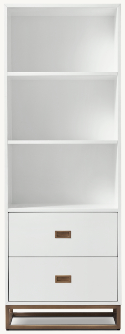Front view of Avalon Media Bookcase Tower 