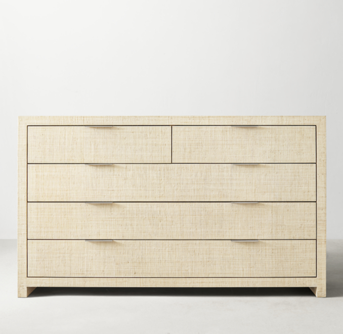 Burke Raffia Wide Dresser | RH