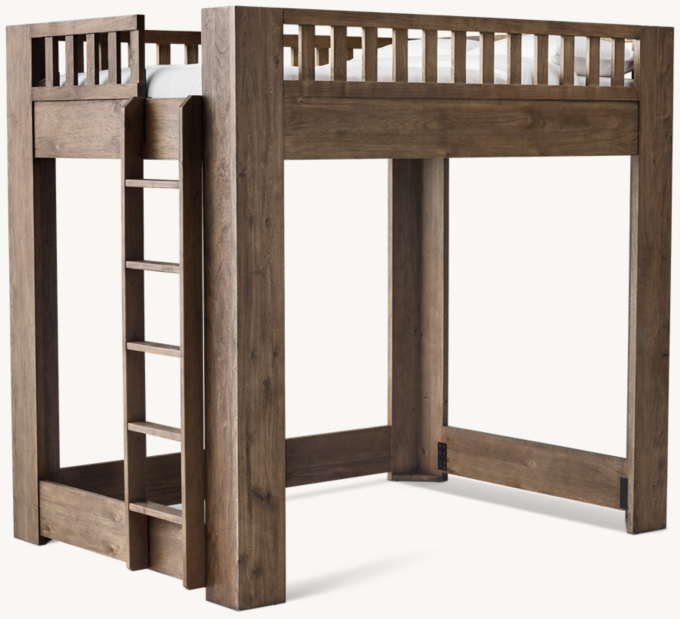 Three Quarter view of Callum Loft Bed  