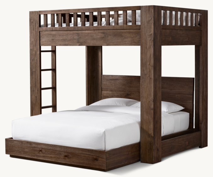 Callum LoftOverQueen Platform Bed RH