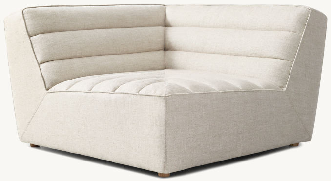 Three Quarter view of Chelsea Oversized Modular Corner Chair 