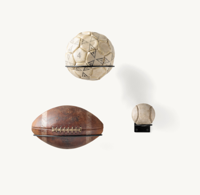 Front view of Sports Ball Display Rack 