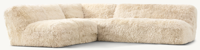 Yeti Sheepskin L Sectional