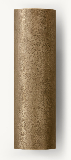 Front view of Textured Metal Double Sconce  