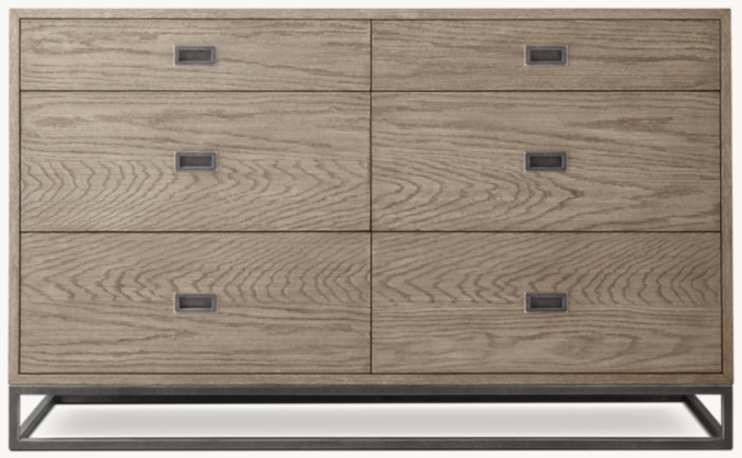 Front view of Avalon Wide Dresser 