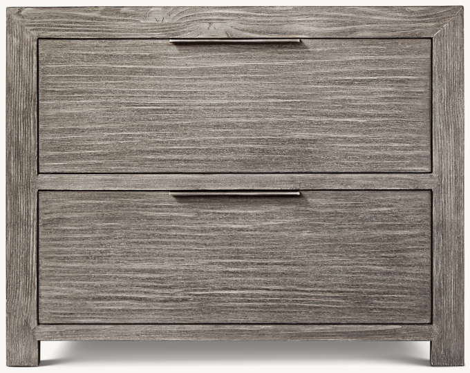 Laguna 2-Drawer Wide Nightstand