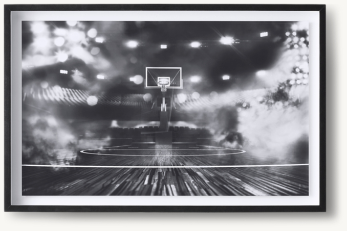 Front view of Atmospheric Sports Photography - Indoor Basketball 