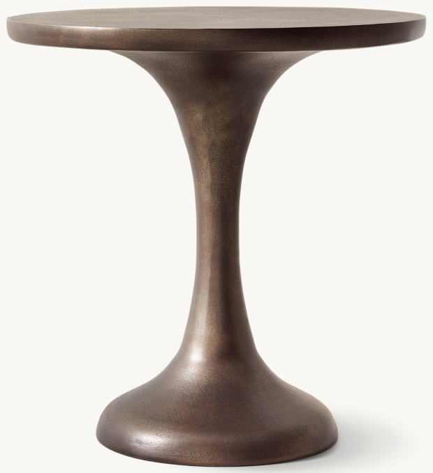 Front view of Kenzie Low Side Table 