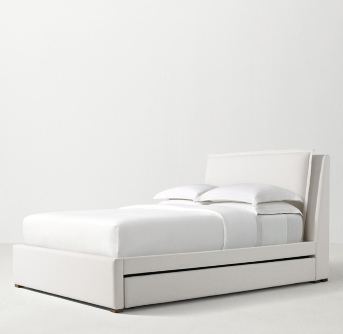 Sloane Upholstered Trundle Bed RH