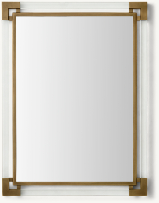 Front view of Lucinda Dresser Mirror 