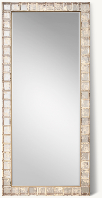 Illuminated Tasha Crystal Leaner Mirror