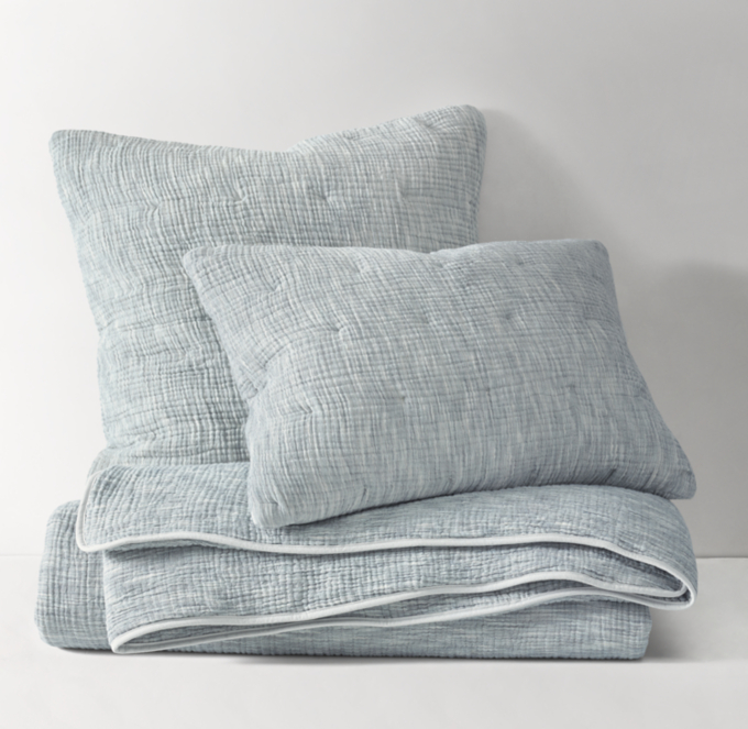 Mélange Cotton Gauze Quilt RH