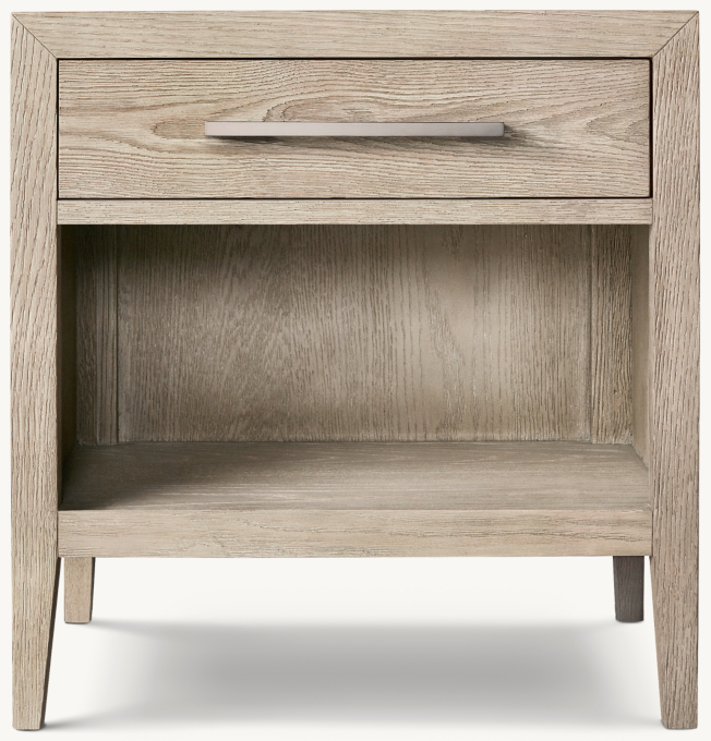 Front view of Jeune French Contemporary Nightstand 