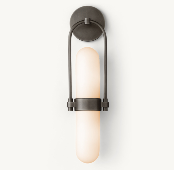 Front view of Oriel Sconce  