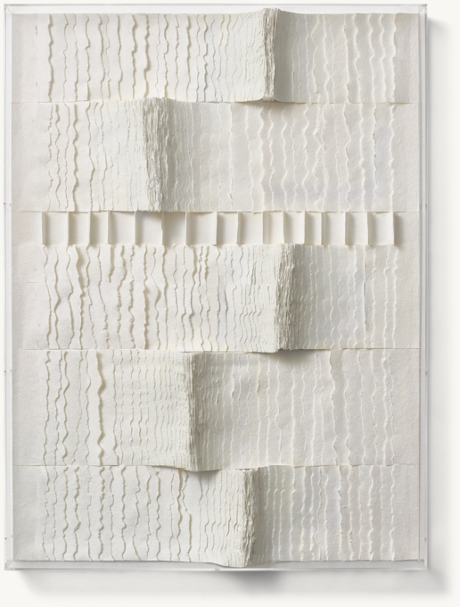 Front view of Dimensional Torn Paper Art 