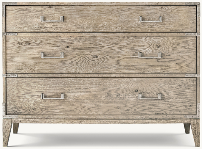 Front view of Cayden Campaign Dresser 