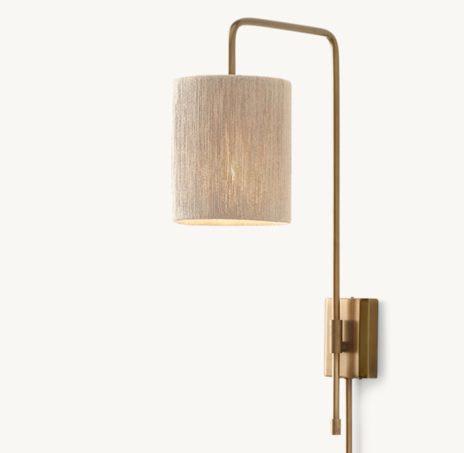 Three Quarter view of Maren Swing-Arm Sconce  