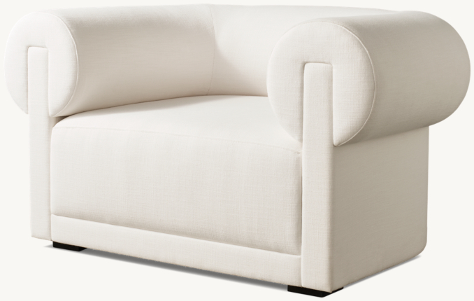 Three Quarter view of Iversen Roll-Back Chair 