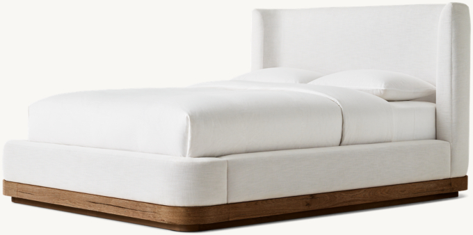 Oslo Shelter Upholstered Platform Bed