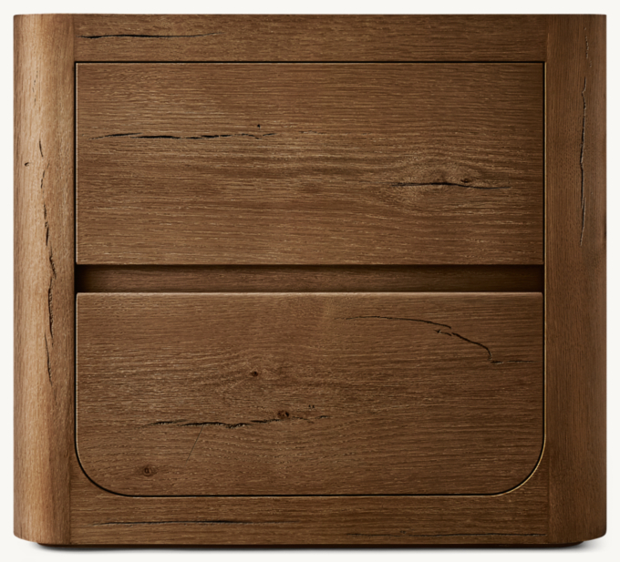 Oslo 2-Drawer Nightstand 