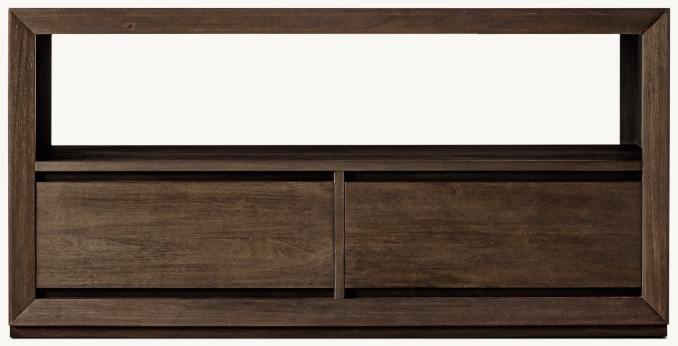 Front view of Callum Media Console 