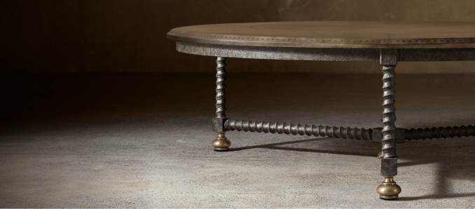 Baldacchino Brass Coffee Table Collection