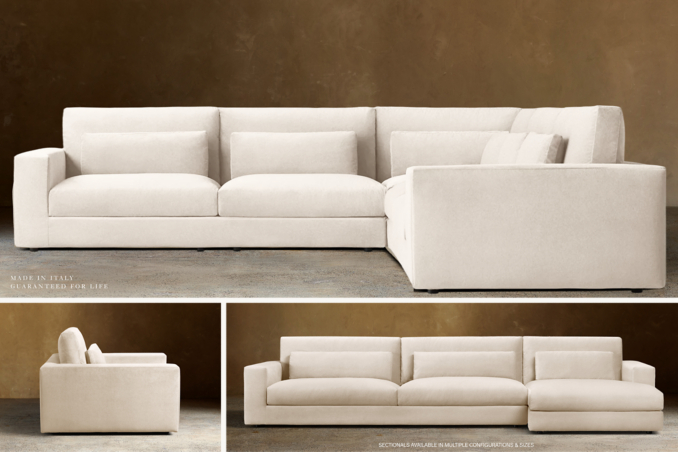 Lugano Slipcovered Sectionals